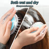 Hair Scalp Massager Shampoo Brush - Soft Silicone Bristles for Deep Cleaning & Dandruff Removal